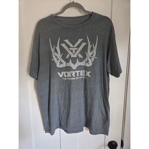 Vortex Optics Mens Graphic T-Shirt Gray Antler Logo Force of Optics XL Tee